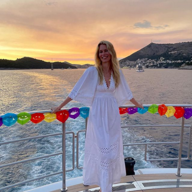 &lt;p&gt;Claudia Schiffer uživa na odmoru u Dubrovniku&lt;/p&gt;