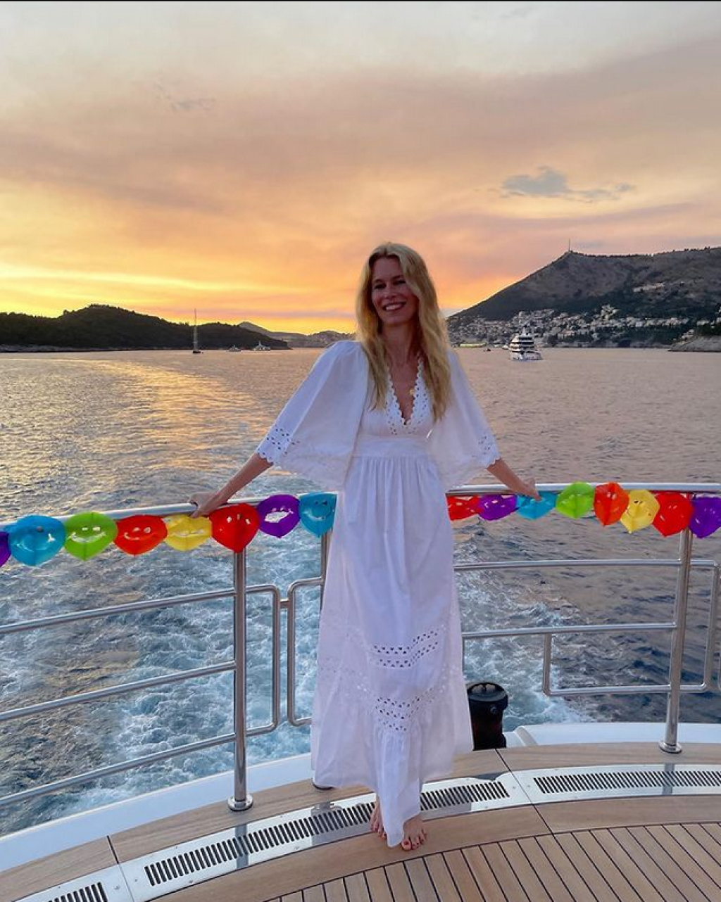 &lt;p&gt;Claudia Schiffer uživa na odmoru u Dubrovniku&lt;/p&gt;