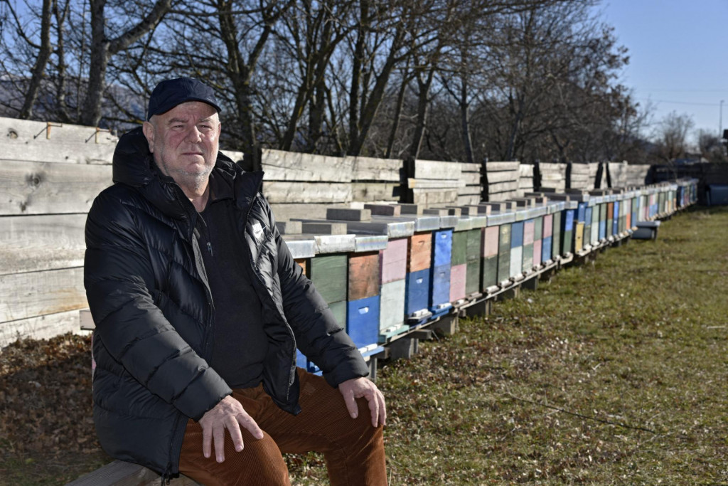 &lt;p&gt;Pčelar Mate Maloča sa pčelama u Kijevu&lt;/p&gt;
