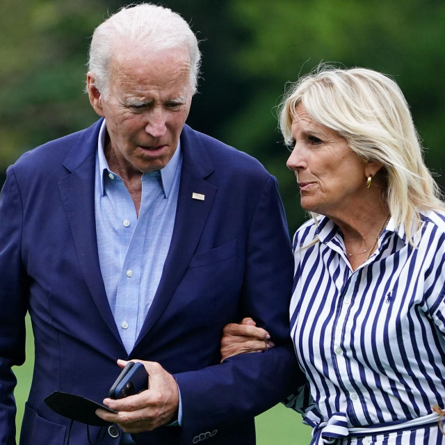 &lt;p&gt;US President Joe Biden and US First Lady Jill Biden walk on the South Lawn upon returning to the White House in Washington, DC, on August 8, 2022. - US President Joe Biden and US First Lady Jill Biden travelled to Eastern Kentucky on Monday to meet with families impacted by the deadly flooding. (Photo by MANDEL NGAN/AFP)&lt;/p&gt;