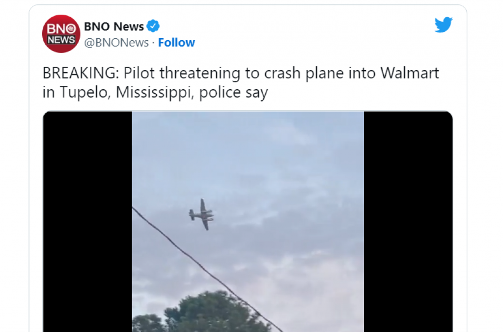 &lt;p&gt;Oteti avion iznad Walmarta&lt;/p&gt;