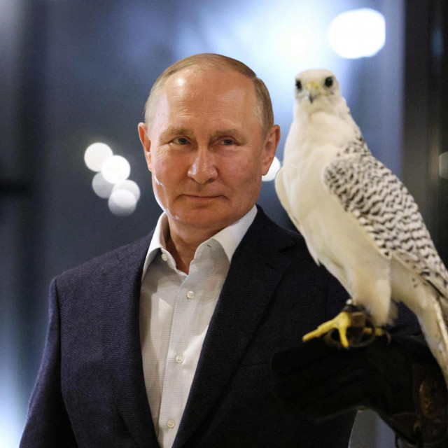 &lt;p&gt;Vladimir Putin snimljen danas sa sokolom sa Kamčatke, a ne s golubom&lt;/p&gt;