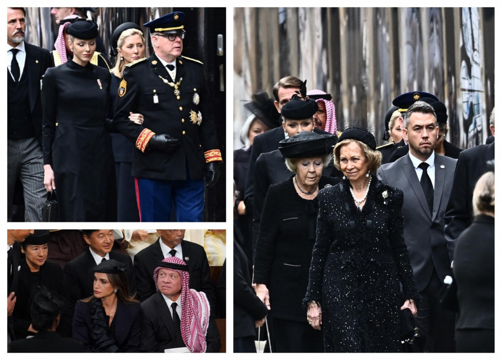 &lt;p&gt;Kraljevske obitelji na pogrebu kraljice Elizabete II&lt;/p&gt;