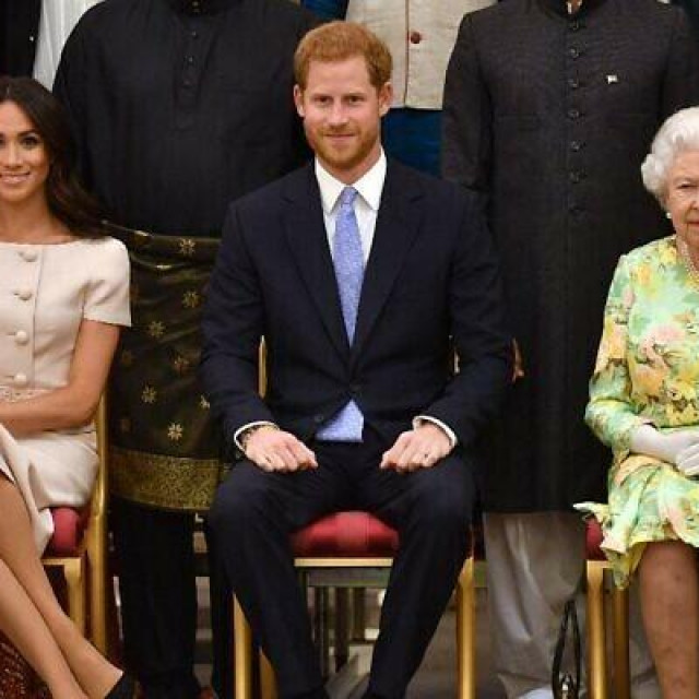 &lt;p&gt;Meghan, Harry i kraljica Elizabeta II.&lt;/p&gt;