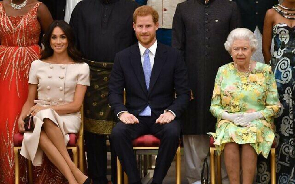 &lt;p&gt;Meghan, Harry i kraljica Elizabeta II.&lt;/p&gt;