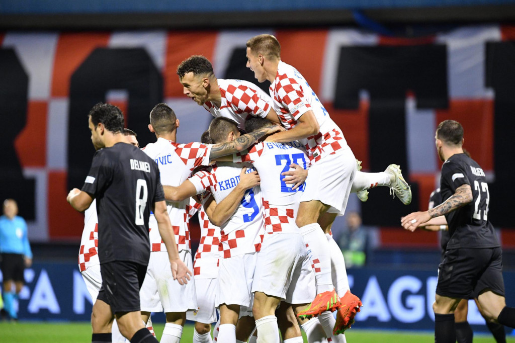 &lt;p&gt;Hrvatska slavi pogodak Borne Sose&lt;/p&gt;