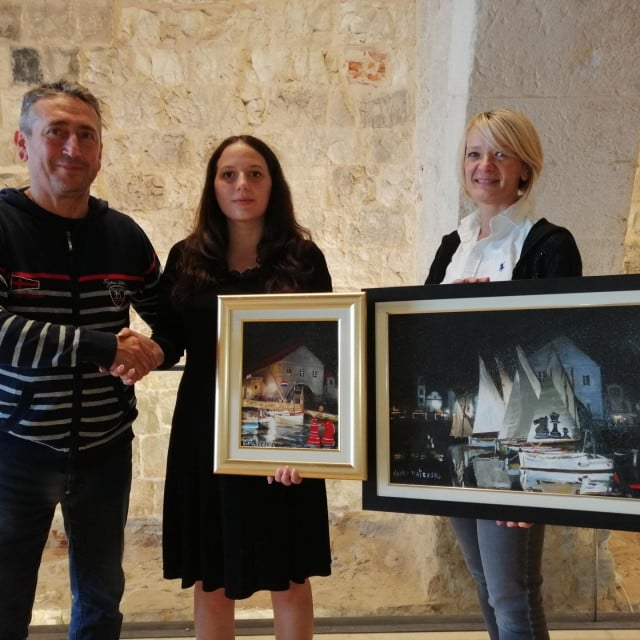 <p>Ivica Bilandžić - Sova, Ena Cvitan i Iva Belaj &Scaron;antić</p>