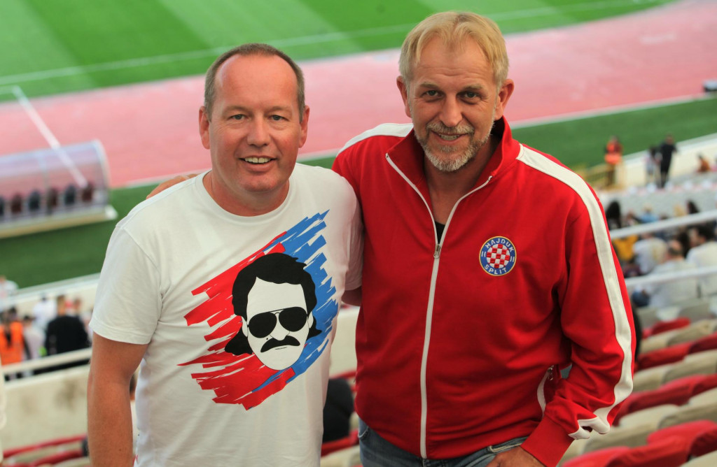 &lt;p&gt;Ivica Kaleb i Mario Galov na tribinama Poljuda uoči utakmice Hajduk - Dinamo&lt;/p&gt;