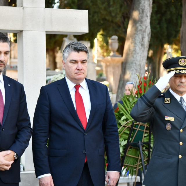 &lt;p&gt;Predsjednik RH Zoran Millanović na dubrovačkom groblju Boninovo&lt;/p&gt;