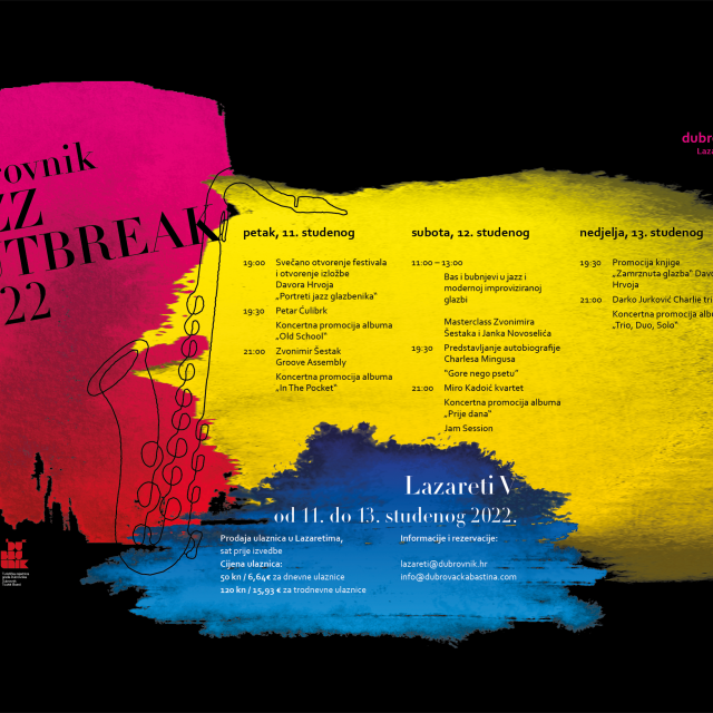 &lt;p&gt;Dubrovnik Jazz Outbreak Festival u Lazaretima od 11. do 13. studenog&lt;/p&gt;