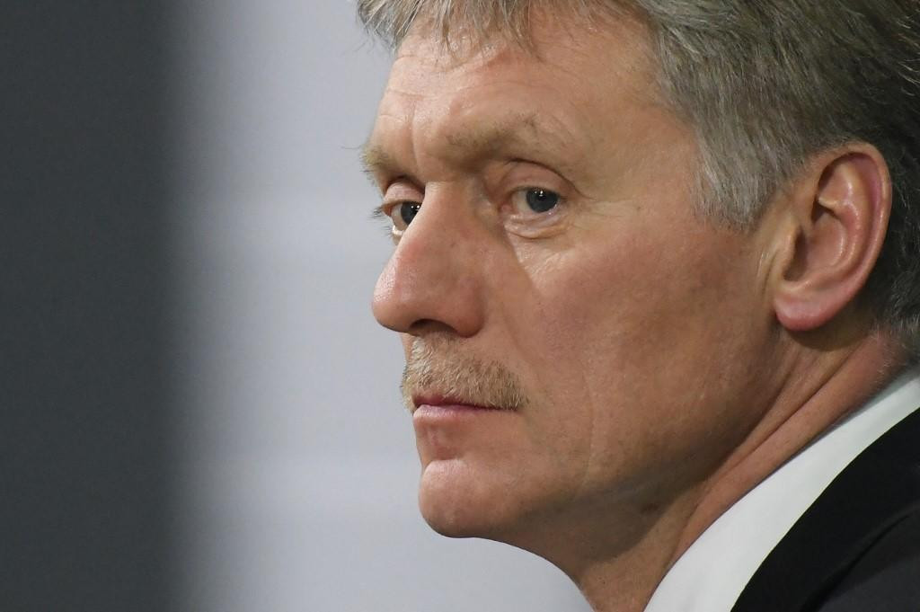 &lt;p&gt;6728588 23.12.2021 Kremlin spokesman Dmitry Peskov attends an annual end-of-year news conference of Russian President Vladimir Putin at the Manezh Central Exhibition Hall, in Moscow, Russia. Ramil Sitdikov/Sputnik (Photo by Ramil Sitdikov/Sputnik/Sputnik via AFP)&lt;/p&gt;
