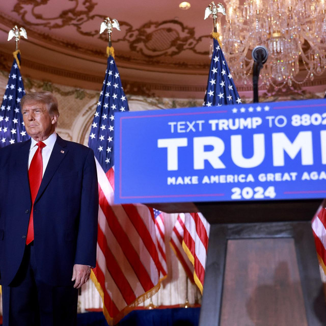&lt;p&gt;PALM BEACH, FLORIDA - NOVEMBER 15: Former U.S. President Donald Trump arrives on stage during an event at his Mar-a-Lago home on November 15, 2022 in Palm Beach, Florida. Trump announced that he was seeking another term in office and officially launched his 2024 presidential campaign. Joe Raedle/Getty Images/AFP&lt;/p&gt;