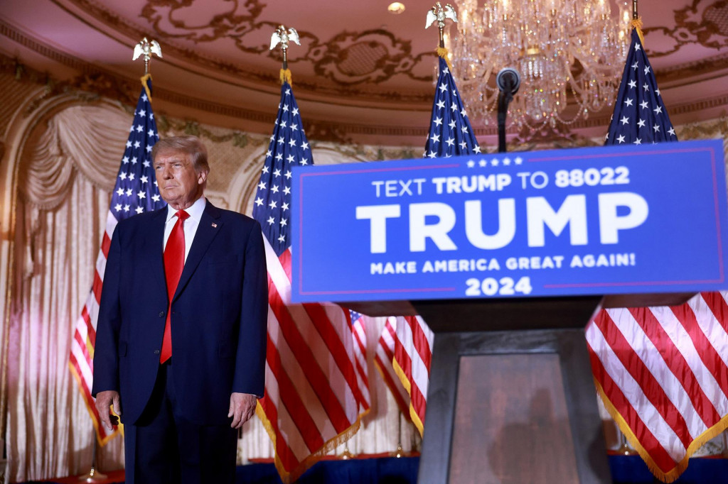 &lt;p&gt;PALM BEACH, FLORIDA - NOVEMBER 15: Former U.S. President Donald Trump arrives on stage during an event at his Mar-a-Lago home on November 15, 2022 in Palm Beach, Florida. Trump announced that he was seeking another term in office and officially launched his 2024 presidential campaign. Joe Raedle/Getty Images/AFP&lt;/p&gt;