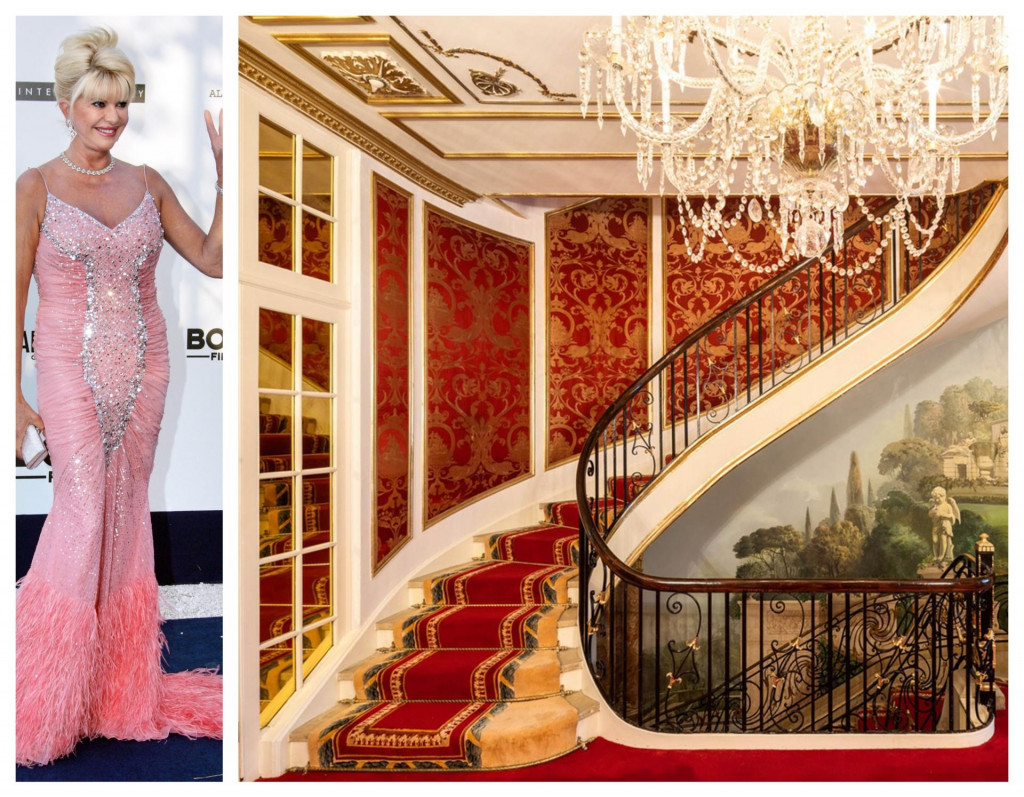 &lt;p&gt;Ivana Trump i stubište njezine luksuzne rezidencije na Manhattanu&lt;/p&gt;