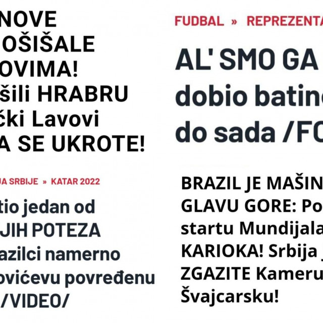 <p>Prve reakcije portala u Srbiji</p>
