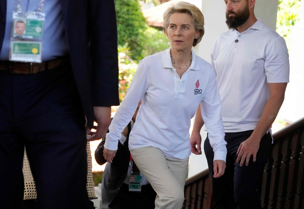 &lt;p&gt;European Commission President Ursula von der Leyen walks after an emergency meeting to discuss a missile strike on Polish territory on the sidelines of the G20 Summit in Nusa Dua on the Indonesian resort island of Bali on November 16, 2022. (Photo by Firdia Lisnawati/POOL/AFP)&lt;/p&gt;