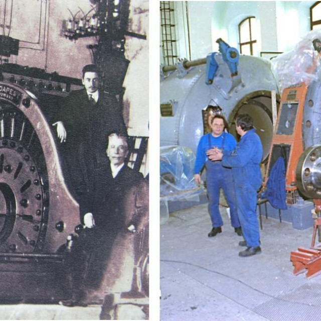 &lt;p&gt;Strojarnica Hidroelektrane 1894. i prilikom posljednjeg remonta prije 12 godina&lt;/p&gt;