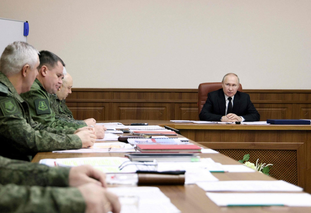 &lt;p&gt;Vladimir Putin s vojnim vođama ruske invazije na Ukrajinu 17. prosinca&lt;/p&gt;