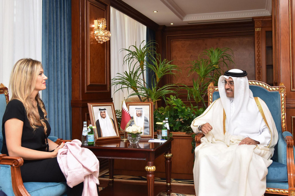 &lt;p&gt;Katarski ministar rada s optuženom potpredsjednicom  Europskog parlamenta Evom Kaili u Dohi&lt;/p&gt;