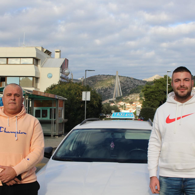 &lt;p&gt;Taksisti Marko Balić i Antonio Keserac&lt;/p&gt;