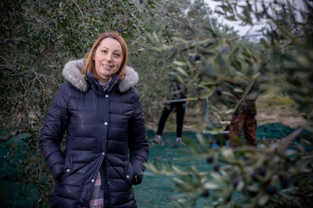 &lt;p&gt;Upraviteljica maslinika Daria Kekelić u masliniku Hrvatskih šuma u blizini Skradina&lt;br&gt;
 &lt;/p&gt;