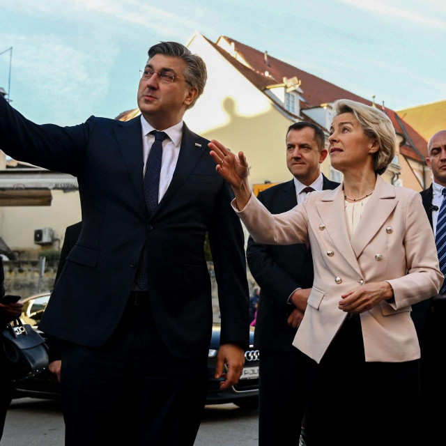 &lt;p&gt;Premijer Andrej Plenković i predsjednica Europske komisije Ursula von der Leyen danas u Zagrebu povodom ulaska RH u Schengen&lt;/p&gt;