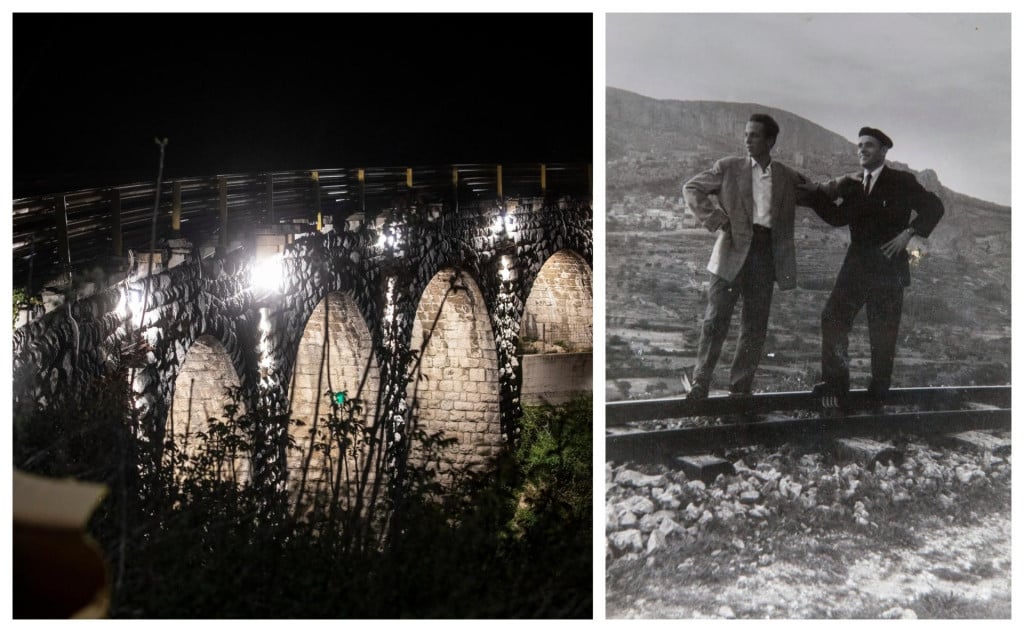 &lt;p&gt;Vetmin most preko kojeg je nekada prometovala sinjska Rera (lijevo) i fotografija iz 1959. na kojoj su strojovođe (i ložač) Branko Bralić, te Milutin Jukić na uskotračnoj pruzi ispod Klisa&lt;/p&gt;