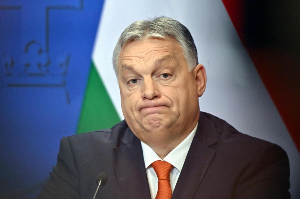 &lt;p&gt;Hungarian Prime Minister Viktor Orban looks on as he addresses an annual press conference in Budapest on December 21, 2022, prior to the government‘s last meeting of the year 2022. (Photo by Attila KISBENEDEK/AFP)&lt;/p&gt;