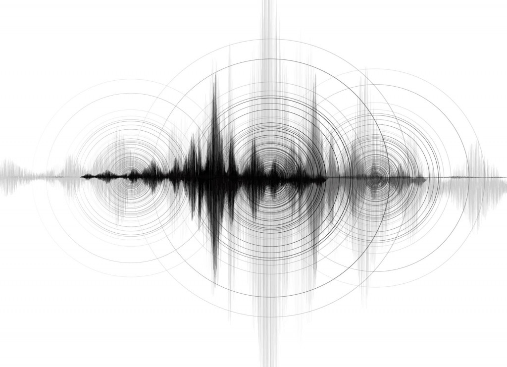 &lt;p&gt;Earthquake Wave low richter scale with Circle Vibration on White paper background,audio wave diagram concept,design for education and science,Vector Illustration.&lt;/p&gt;
