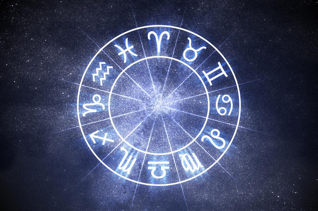 &lt;p&gt;Astrology and horoscopes concept. Astrological zodiac signs in circle on starry background.&lt;/p&gt;