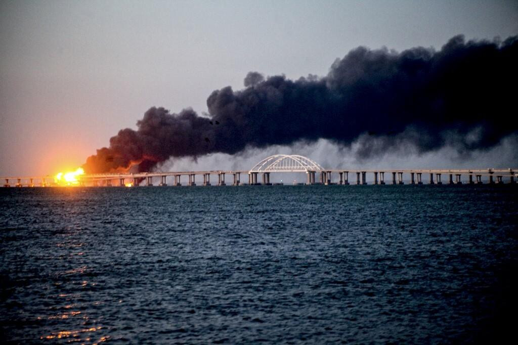 &lt;p&gt;Prošlogodišnja eksplozija ne Krimskom mostu&lt;/p&gt;