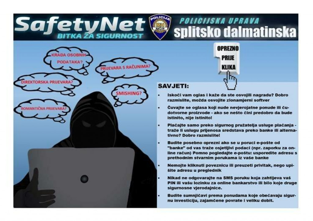 &lt;p&gt;Informativni plakat akcije splitske policije ”Bitka za sigurnost”, za sigurniji internet&lt;/p&gt;