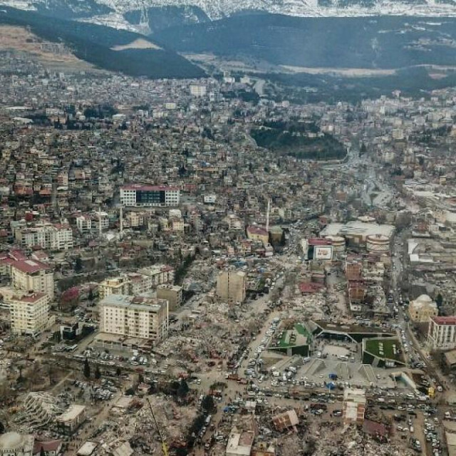 &lt;p&gt;Pogled na razrušeni grad Kahramanmaras&lt;/p&gt;