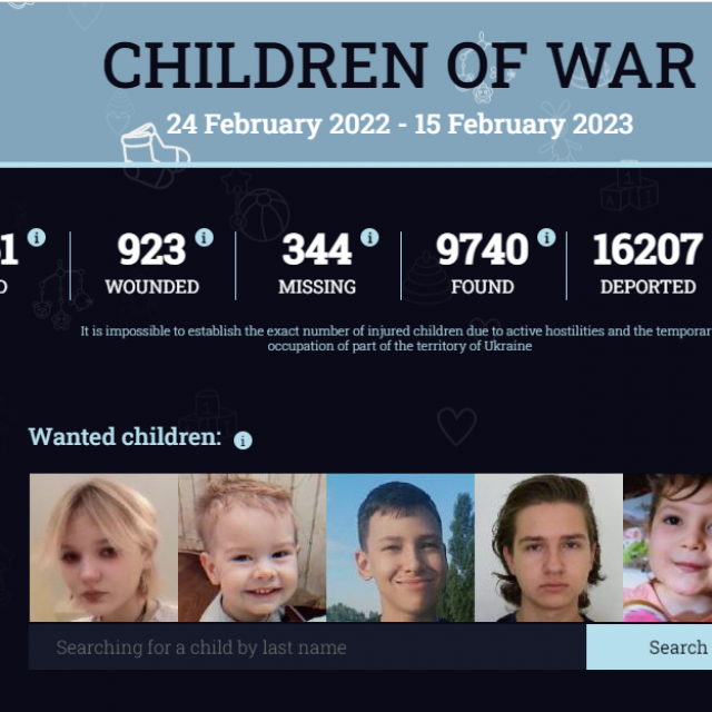 &lt;p&gt;Ukrajinska je Vlada pokrenula web stranica Djeca rata&lt;/p&gt;