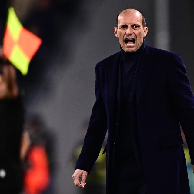 &lt;p&gt;Juventus‘ Italian coach Massimiliano Allegri reacts during the UEFA Europa League round of 32, first leg football match between Juventus FC and FC Nantes, on February 16, 2023 at the Juventus stadium in Turin. (Photo by Marco BERTORELLO/AFP)&lt;/p&gt;