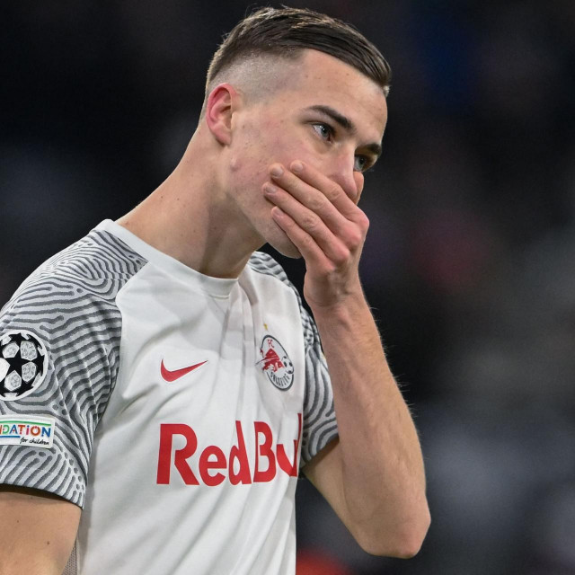 &lt;p&gt;Salzburg‘s Croatian midfielder Luka Sucic reacts after the UEFA Champions League last-16, second-leg football match FC Bayern Munich vs RB Salzburg in Munich, southern Germany on March 8, 2022. (Photo by CHRISTOF STACHE/AFP)&lt;/p&gt;