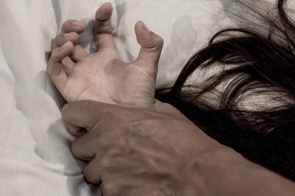 &lt;p&gt;man‘s hand holding a woman hand for rape and sexual abuse concept, anti-trafficking and stopping violence against women,&lt;/p&gt;