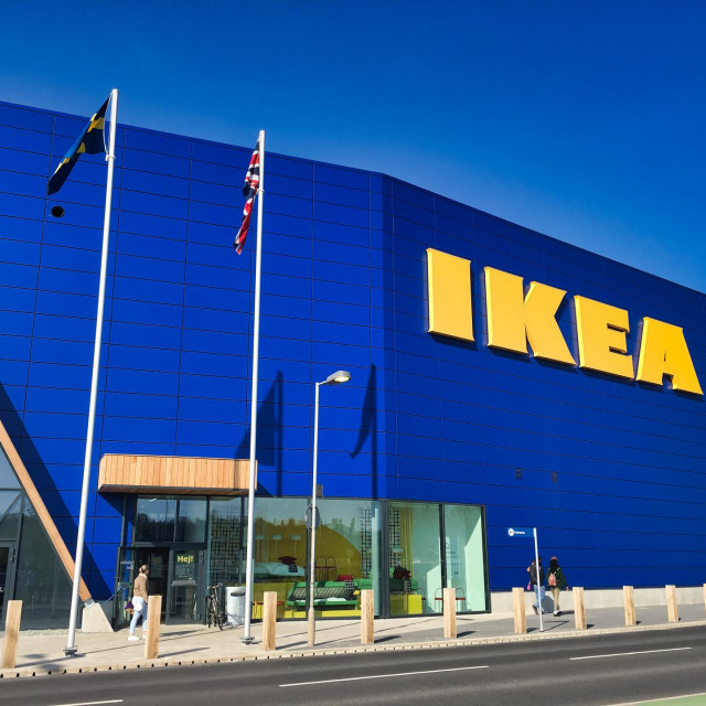 &lt;p&gt;New IKEA Store, Greenwich, London, England, April 2019; this is the 22nd UK IKEA Store. IKEA, founded in Sweden in 1943, is the world‘s largest retailer of ready-to-assemble or flat-pack furniture.&lt;/p&gt;