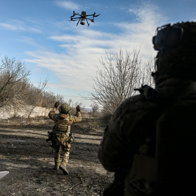 &lt;p&gt;A Ukrainian serviceman flies a drone to spot Russian positions near the city of Bakhmut, in the region of Donbas, on March 5, 2023. (Photo by Aris Messinis/AFP)&lt;/p&gt;