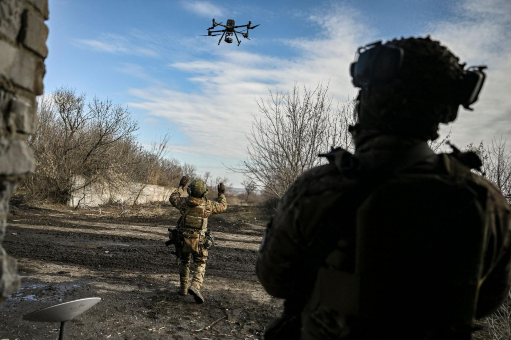 &lt;p&gt;A Ukrainian serviceman flies a drone to spot Russian positions near the city of Bakhmut, in the region of Donbas, on March 5, 2023. (Photo by Aris Messinis/AFP)&lt;/p&gt;