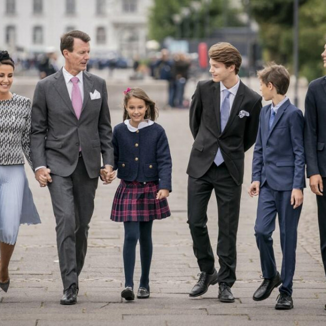 &lt;p&gt;Princeza Marie, princ Joachim, princeza Atena, princ Felix, princ Henrik i princ Nikolaj&lt;/p&gt;