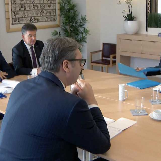 &lt;p&gt;Prethodni susret Vučića i Kurtija u Bruxellesu&lt;/p&gt;