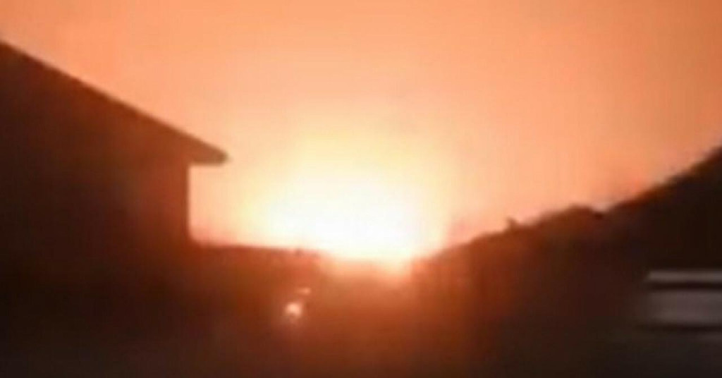 &lt;p&gt;Screenshot navodne eksplozije na Krimu&lt;/p&gt;