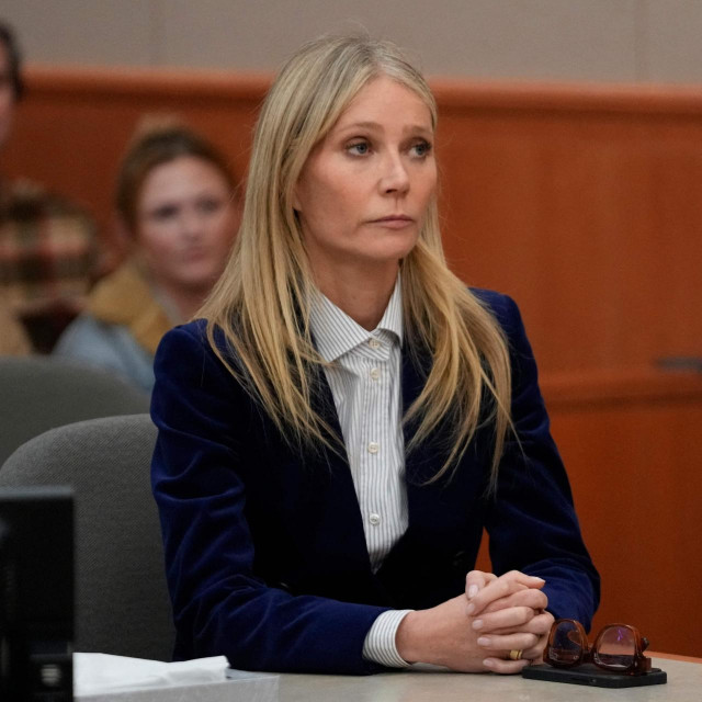 &lt;p&gt;US actress Gwyneth Paltrow reacts to the verdict in the trial over her 2016 ski collision with 76-year-old Terry Sanderson on March 30, 2023, in Park City, Utah. - Hollywood star Gwyneth Paltrow defeated a lawsuit on March 30, 2023, that was claiming $3.3 million damages over an accident on a Utah ski slope in 2016.&lt;br&gt;
A unanimous jury in the US state found the actress did not cause the crash with retired optometrist Terry Sanderson. (Photo by Rick Bowmer/POOL/AFP)&lt;/p&gt;