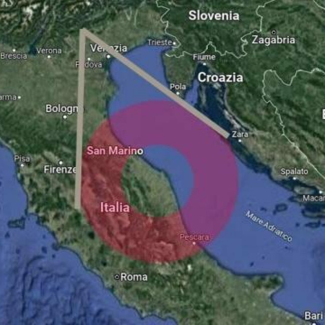 &lt;p&gt;&lt;strong&gt;Talijanski stručnjak je napravio i prikaz kruga, zaista je bio ogroman, protezao se od Italije do Zadra&lt;/strong&gt;&lt;/p&gt;