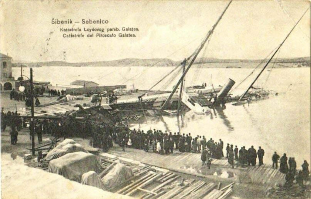 &lt;p&gt;Havarija broda Galateja u Šibeniku 1908.&lt;/p&gt;