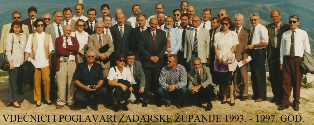 &lt;p&gt;Vijećnici i poglavari Zadarske županije 1993.-1997. na Kninskoj tvrđavi&lt;/p&gt;