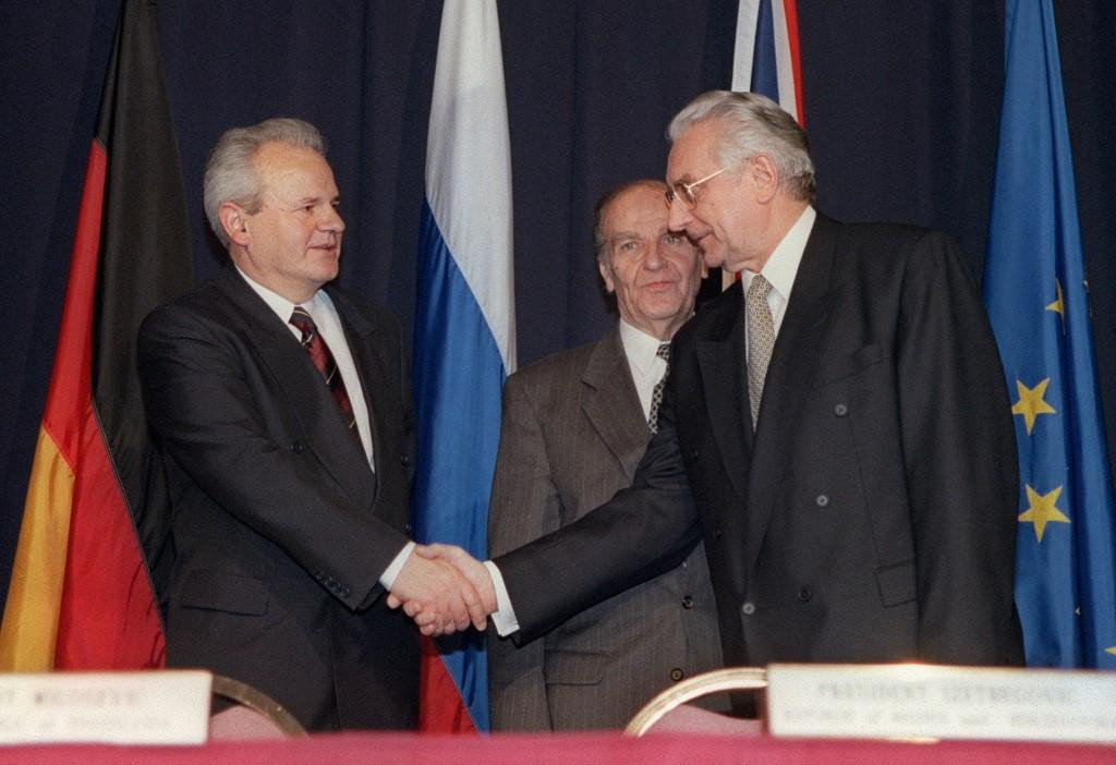 &lt;p&gt;Slobodan Milošević, Alija Izetbegović i Franjo Tuđman&lt;/p&gt;