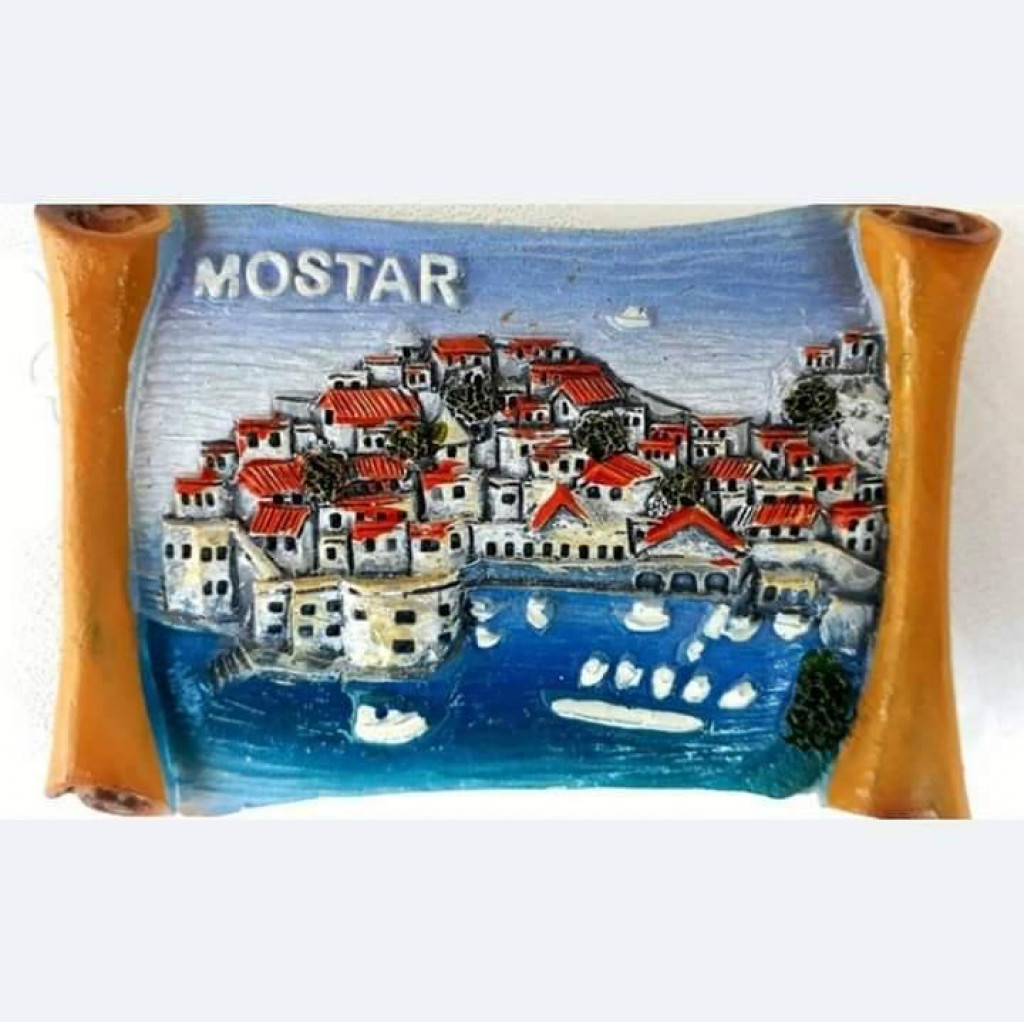 &lt;p&gt;Suvenir s motivom Dubrovnika, a pod imenom Mostar&lt;/p&gt;