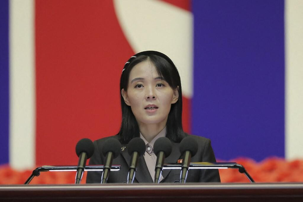 &lt;p&gt;This picture taken on August 10, 2022 and released from North Korea‘s official Korean Central News Agency (KCNA) on August 14, 2022 shows Kim Yo Jong, the sister of North Korea‘s leader Kim Jong Un, speaking at the National Emergency Prevention General Meeting in Pyongyang. - North Korean leader Kim Jong Un declared a ”shining victory” over Covid-19 as his sister revealed he had fallen ill during the outbreak, which she blamed on Seoul, state media said on August 11. (Photo by KCNA VIA KNS/AFP)/South Korea OUT/REPUBLIC OF KOREA OUT&lt;br&gt;
---EDITORS NOTE--- RESTRICTED TO EDITORIAL USE - MANDATORY CREDIT ”AFP PHOTO/KCNA VIA KNS” - NO MARKETING NO ADVERTISING CAMPAIGNS - DISTRIBUTED AS A SERVICE TO CLIENTS - THIS PICTURE WAS MADE AVAILABLE BY A THIRD PARTY. AFP CAN NOT INDEPENDENTLY VERIFY THE AUTHENTICITY, LOCATION, DATE AND CONTENT OF THIS IMAGE ---/&lt;/p&gt;